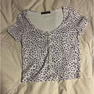 Purple spotted pattern Zelly tank top size: one size brand: brandy Melville